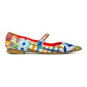 Multicolor Stoffen Mary Jane Ballerina Schoenen Prosperine , Multicolo...