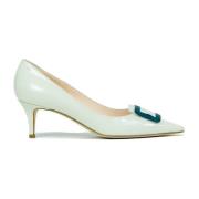 Lakleren pumps in roomkleur Prosperine , White , Dames