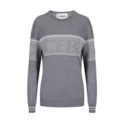 Trui met ronde hals van merinowol Iceberg , Gray , Dames