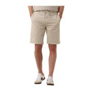 Zand Chino Tapered Shorts Boss Orange , Beige , Heren