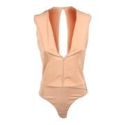 Elegante Viscose Elastaan Body Pinko , Pink , Dames