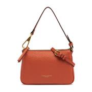 Oranje Brooke Leren Tas Gianni Chiarini , Orange , Dames