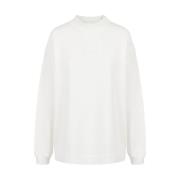 Katoenen sweatshirt met logo Iceberg , Beige , Dames