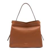 Brandy Ottavia Leren Tas Gianni Chiarini , Brown , Dames