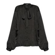 Overhemd met stropdassen Balenciaga , Black , Dames