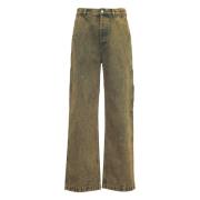 Beige Broek Pickerby Stijlvolle Mode Dries Van Noten , Beige , Heren