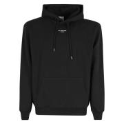 Klassieke Zak Slogan Hoodie Drole de Monsieur , Black , Heren