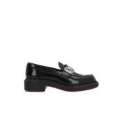 Zwarte Urban Moc Lock Platte Schoenen Christian Louboutin , Black , Da...