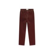 Ribfluwelen Broek - Vuursteen Les Deux , Brown , Heren