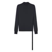 Zwarte Crewneck T-shirts en Polos Rick Owens , Black , Heren