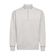 Grijze Sweater met Halve Rits JW Anderson , Gray , Heren