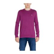 Katoenen Trui Herfst/Winter Collectie Tommy Jeans , Purple , Heren