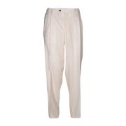 Klassieke Straight Broek Gabriele Pasini , White , Heren