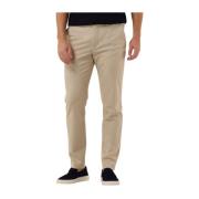 Slim-Dave Gestreepte Flex Broek Beige Selected Homme , Beige , Heren