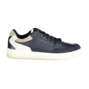 Blauwe Polyester Sneaker met Modern Ontwerp Tommy Hilfiger , Blue , He...