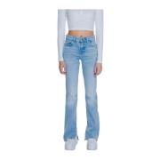 Lichtblauwe Denim Jeans voor Vrouwen Guess , Blue , Dames