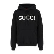 Stijlvolle Sweatshirts voor een Trendy Look Gucci , Black , Heren