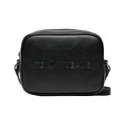 Polyurethaan Handtas voor Vrouwen Tommy Jeans , Black , Dames