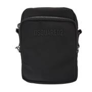 Urban Crossbody Tas Zwart Dsquared2 , Black , Heren