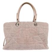 Pre-owned Canvas handbags Chanel Vintage , Pink , Dames