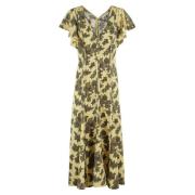 Elegante Bloemenjurk voor Vrouwen Ulla Johnson , Yellow , Dames