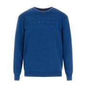 ML Logo Sweater - Blauw Guess , Blue , Heren