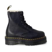 Leren Winterlaars Dames Collectie Dr. Martens , Black , Dames