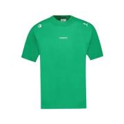 Groene Katoenen T-Shirt - Gemaakt in Vietnam Coperni , Green , Heren