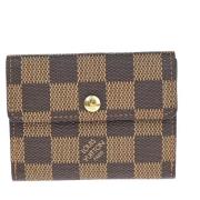 Pre-owned Canvas wallets Louis Vuitton Vintage , Brown , Unisex