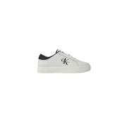 Leren sneaker met 3 cm hak Calvin Klein Jeans , White , Heren