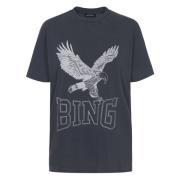 Retro Eagle T-shirts en Polo's Anine Bing , Black , Dames