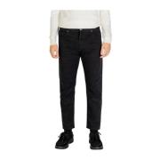 Zwarte katoenen jeans en broeken collectie Gianni Lupo , Black , Heren