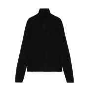 Luxe Cashmere Gebreide Kleding 011 Max Mara , Black , Dames