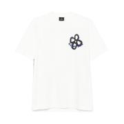 Bloemenprint Wit T-shirt Paul Smith , White , Heren