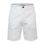 Witte Bermuda Shorts met ritssluiting Department Five , White , Heren