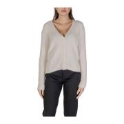 Crème Gebreide Vest Dames Herfst/Winter Collectie Street One , Beige ,...