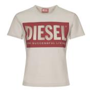 Stijlvolle T-shirts en Polos Diesel , White , Dames