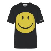 Stijlvolle T-shirts en Polos Moschino , Black , Dames