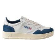 Blauw en Wit Medalist Low Sneakers Autry , White , Heren