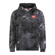 Heren S-Boxt-Hood Stijlvolle Hoodie Diesel , Gray , Heren