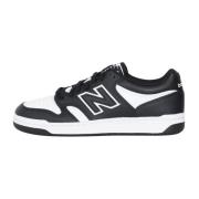 Basketbal-geïnspireerde leren sneakers New Balance , White , Heren