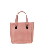 Pre-owned Leather totes Chanel Vintage , Pink , Dames