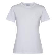 Stijlvolle T-shirts en Polos Collectie Dondup , White , Dames