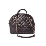 Pre-owned Leather totes Chanel Vintage , Black , Dames