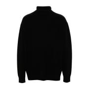 Wollen Coltrui met Zijrits Dries Van Noten , Black , Heren