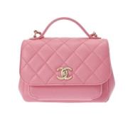 Pre-owned Leather handbags Chanel Vintage , Pink , Dames