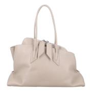 Stijlvolle Top Handle Tas The Attico , Beige , Dames