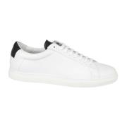 Stijlvolle Leren Sneakers Zespà , White , Heren