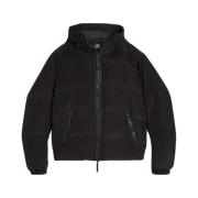 Ripstop Puffer Jas Patta , Black , Heren