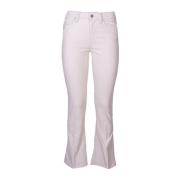 Stijlvolle Wijde Broek Dondup , White , Dames